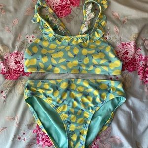Girls size L Gap Lemon two piece. Matching sister suit in as 4t